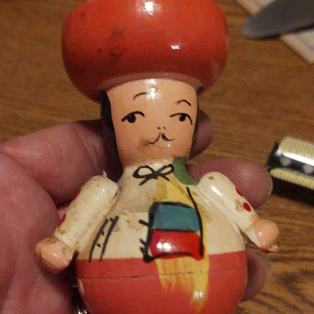 Vintage Mexican Wooden Bottle Opener